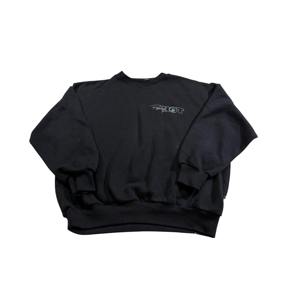 Piping Hot Surf Australia Sweatshirt Black Crewneck 90s Surfwear‎ Y2K Grunge L